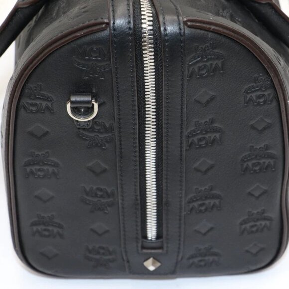 MCM Calfskin Ottomar Monogram Essential Boston Bag - Picture 4 of 15